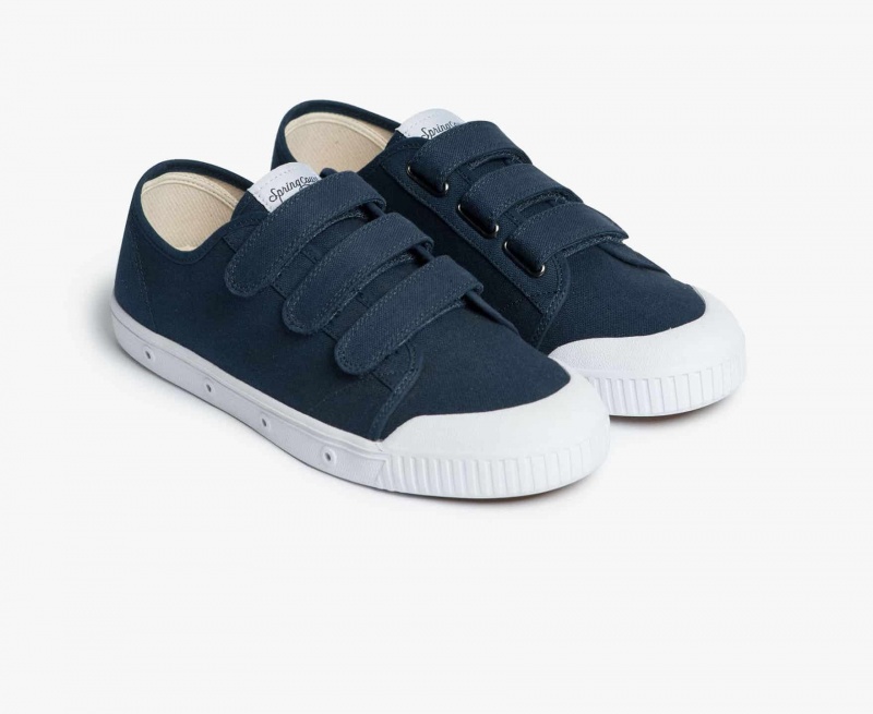 Basket Spring Court G2 Scratch Tela Bleu Marine Bleu Homme | KLH-79826496